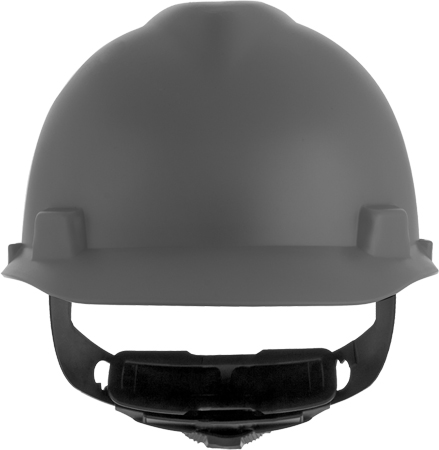 This image shows an MSA V-Gard® type 1 hard hat, carried at macmor, and fully customizable with your organizations logo