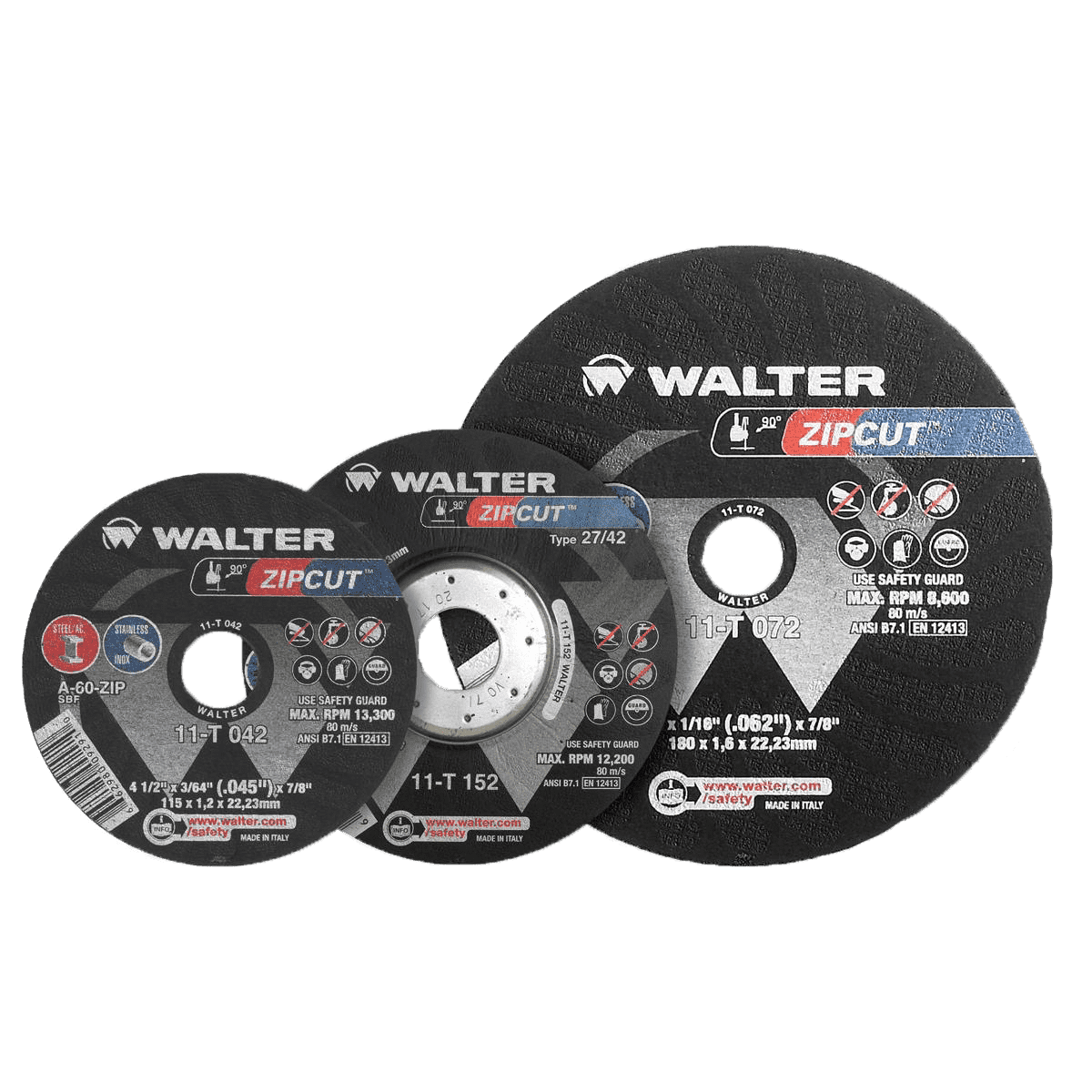 Walter ZIPCUT™ Cut-off Wheels