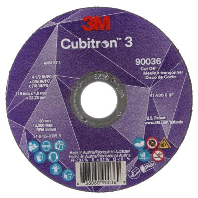 Picture of 3M™ Cubitron™ 3 Cut-Off Wheels – Type 1 (Flat)