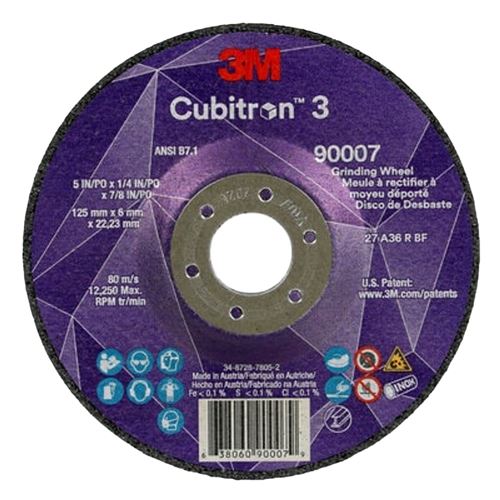 Picture of 3M™ Cubitron™ 3 Grinding Wheels – Type 27 (Depressed Centre)