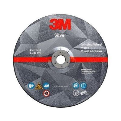 Picture of 3M™ Silver Grinding Wheel - Type 27 (Depressed Centre)