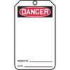 Picture of Accuform Danger Safety Tag - Blank Cardstock