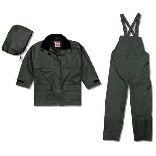 Picture of Viking® 2900G Series Forest Green Open Road 150D Rip Stop 3 Piece Rain Suit - Medium