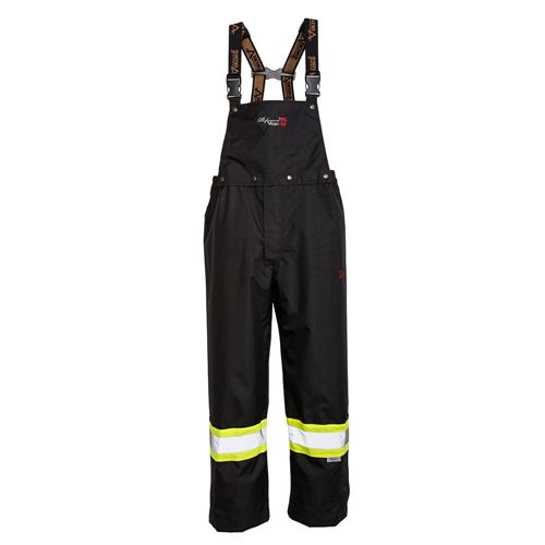 Picture of Viking® 3907FR Series Black Professional Journeyman 300D FR Rain Suit Bib Pants - 2X-Large