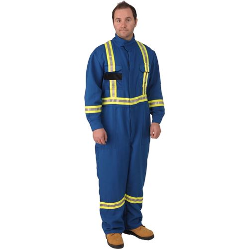 Picture of Viking® 40665 Series Firewall FR® CXP® Nomex® Striped Safety Coveralls - M