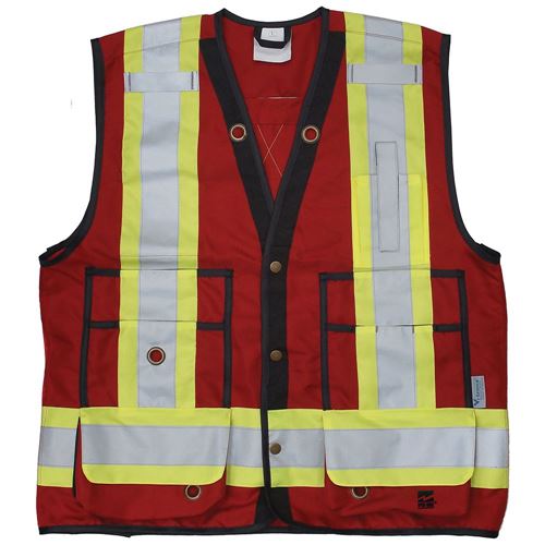 Picture of Viking® 6165 Series Red Open Road® Surveyor Vest - Medium