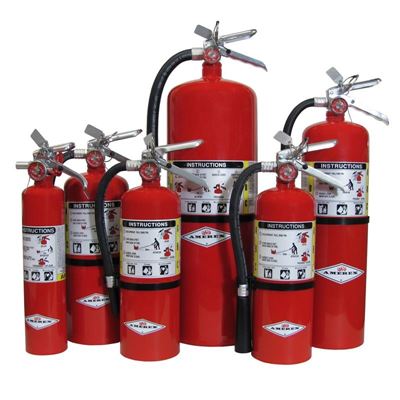 Picture of Amerex ABC Fire Extinguishers with Vehicle Bracket