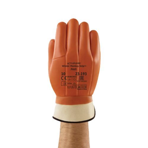 Picture of Ansell 23-193 ACTIVARMR® Winter Monkey Grip® PVC Coated Gloves - Size 10