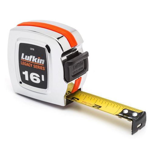 Picture of Lufkin® 1" x 16' Chrome Legacy Series SAE Tape Measures