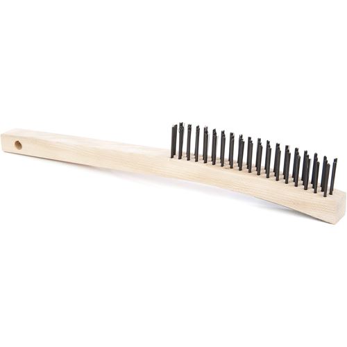 Picture of AGF 3 Row Tempered Steel Wire Brush - Long Curved Handle