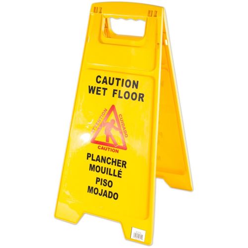 Agf Trilingual Caution Wet Floor Sign Macmor Industries
