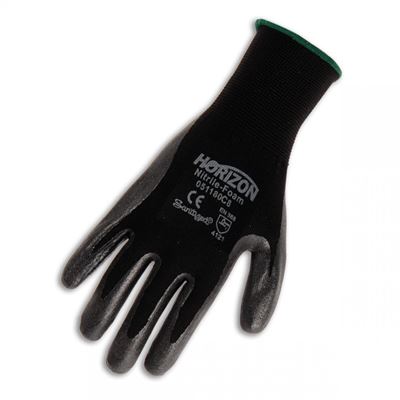 Picture of Horizon™ Nitrile Foam Dipped Polyester Glove - Size 10