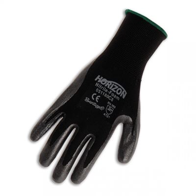 Picture of Horizon™ Nitrile Foam Dipped Polyester Glove - Size 7