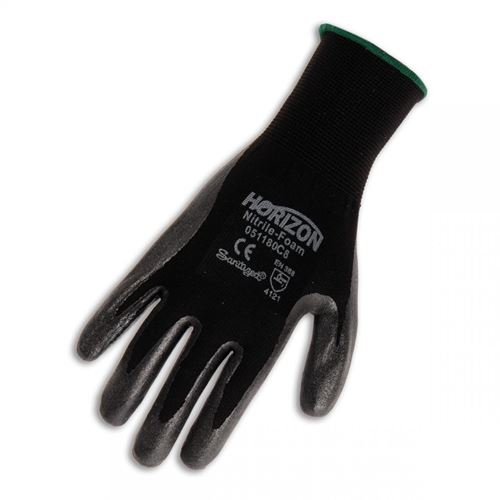 Picture of Horizon™ Nitrile Foam Dipped Polyester Glove - Size 7