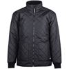 Picture of TERRA® Black Quilted Freezer Jacket - Large
