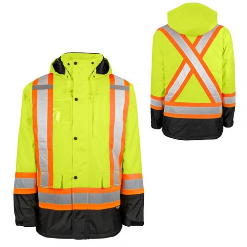 Picture of TERRA® Hi-Vis Yellow Parka - 2X-Large