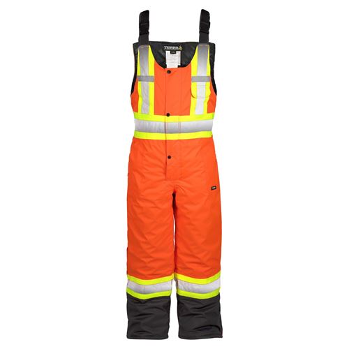 Picture of TERRA® Hi-Vis Orange 300D Winter Insulated Bib Overalls - 2X-Large