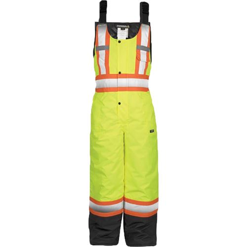 Picture of TERRA® Hi-Vis Yellow 300D Winter Insulated Bib Overalls - 3X-Large
