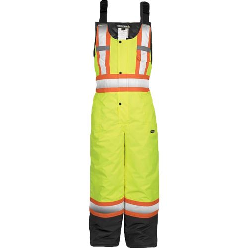 Picture of TERRA® Hi-Vis Yellow 300D Winter Insulated Bib Overalls - Medium