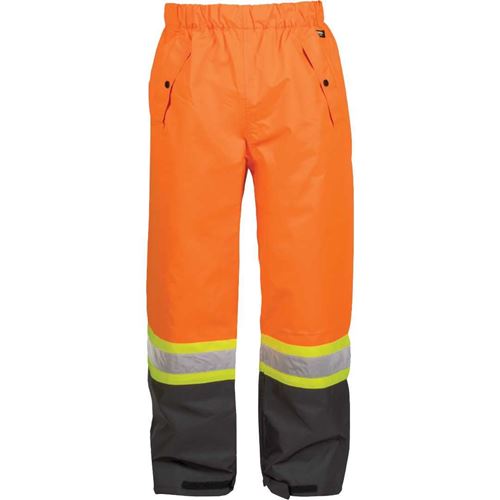 Picture of TERRA® 116520 Hi-Vis Orange 300D Polyester Rain Suit Pants - 3X-Large