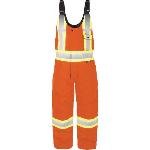 Picture of TERRA® Hi-Vis Orange Cotton Canvas Insulated Overalls - 2X-Large