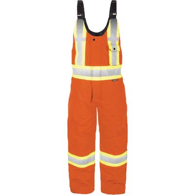 Picture of TERRA® Hi-Vis Orange Cotton Canvas Insulated Overalls - 3X-Large
