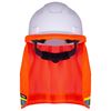 Picture of TERRA® Orange Hi-Vis Hard Hat Sun Shade