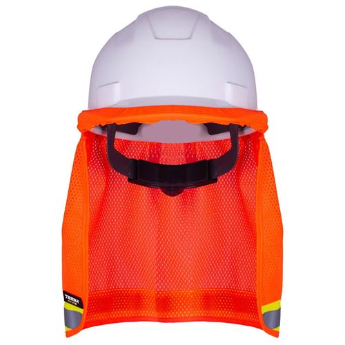 Picture of TERRA® Orange Hi-Vis Hard Hat Sun Shade