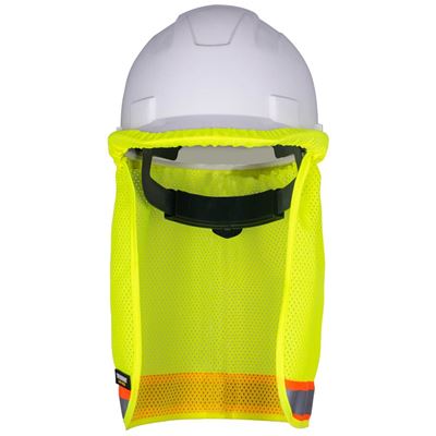 Picture of TERRA® Yellow Hi-Vis Hard Hat Sun Shade