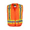 Picture of TERRA® Orange Hi-Vis Surveyor's Vest with Zipper Closure - 2X-Large