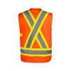 Picture of TERRA® Orange Hi-Vis Surveyor's Vest with Zipper Closure - 2X-Large