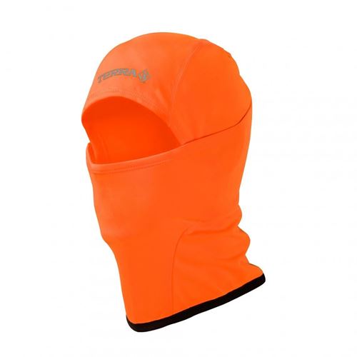 Picture of TERRA® Hi-Vis Polyester Adjustable 1-Hole Balaclava - Orange