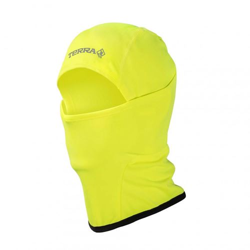 Picture of TERRA® Hi-Vis Polyester Adjustable 1-Hole Balaclava - Yellow