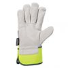 Picture of Horizon™ Lime Green Hi-Vis Cowhide One-Piece Thinsulate™ Lined Work Gloves