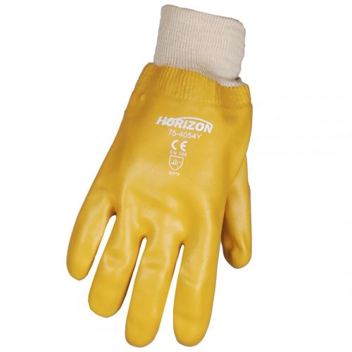 Picture of Horizon™ Yellow PVC Coated Gloves - One Size