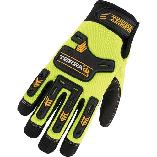 Picture of TERRA® 78914TR Hi-Vis Impact Performance Gloves - Medium