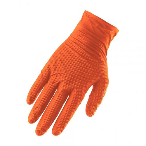 Picture of WORKTUFF™ Orange 7 mil Nitrile Disposable Work Gloves - 2X-Large