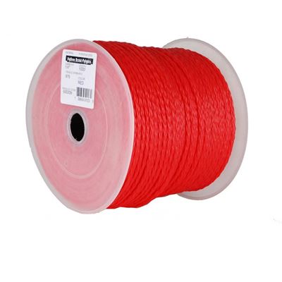 Picture of Barry & Boulerice® Red Poly Hollow Braid Rope
