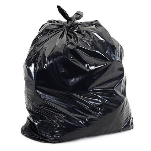 Picture of Black Biodegradable Strong Garbage Bags