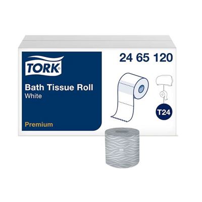 Picture of Tork®  2-Ply Premium Bath Tissue Roll, White (48 Rolls x 141ft)