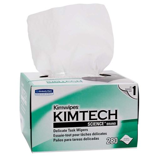 Picture of Kimberly-Clark Kimwipes White Delicate Task Wipers