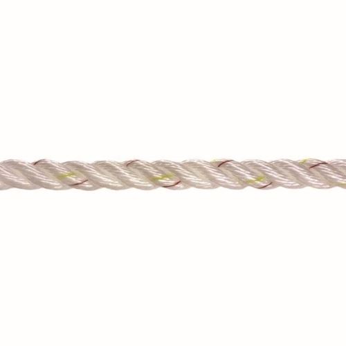 Canada Cordage 3Strand Twisted White Nylon Rope 3/8" MacMor Industries
