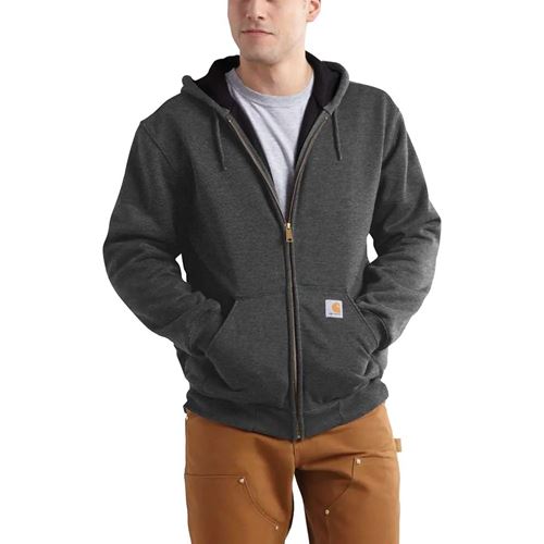 Picture of Carhartt Rain Defender® Carbon Heather Rutland Thermal-Lined Hoodie - 2X-Large