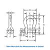 Picture of Crosby® 1" G-209A Alloy Screw Pin Shackles