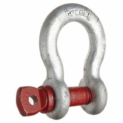 Picture of Crosby® 5/16" G-209 Galvanized Screw Pin Anchor Shackles