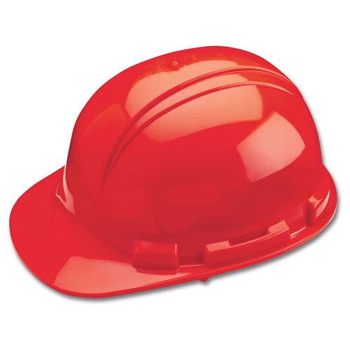 Picture of DSI Hi-Viz Red Whistler Hard Hat, Type 1 - Ratchet Suspension