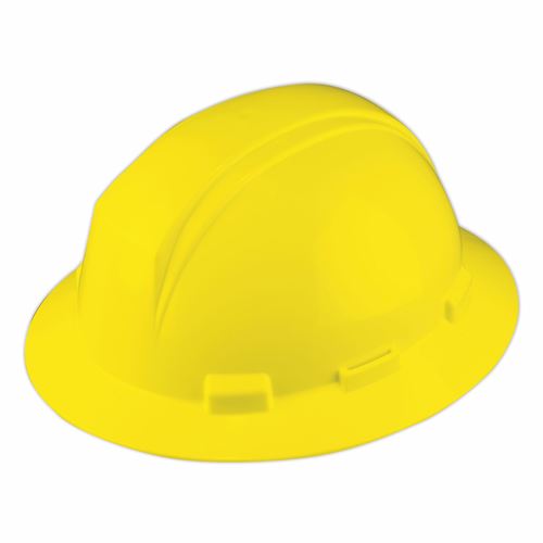 Picture of Dynamic™ Yellow Kilimanjaro™ Full Brim Hard Hat, Type 1 - Ratchet Suspension