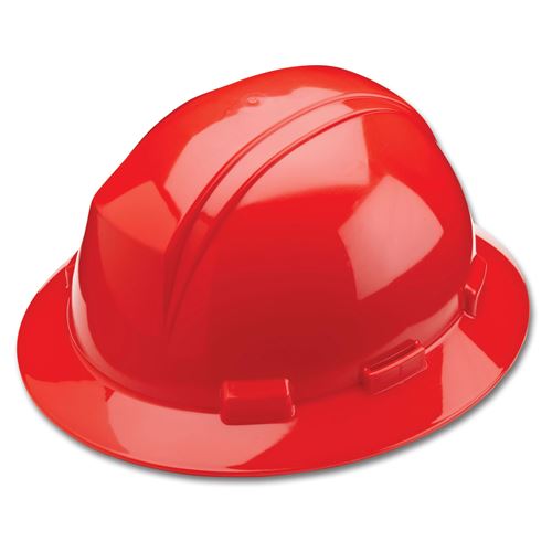 Picture of Dynamic™ Red Kilimanjaro™ Full Brim Hard Hat, Type 1 - Ratchet Suspension