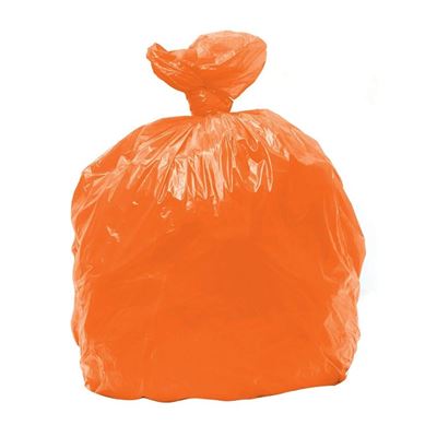 Picture of ESP 4 Mil Orange Hazmat Bags - 35" x 50"