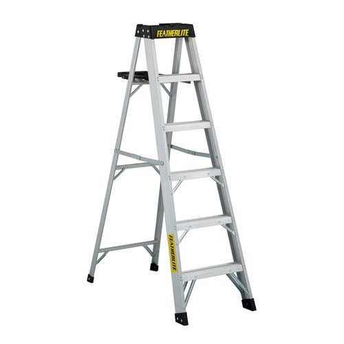 Picture of Featherlite 5' Series 3400 Extra Heavy Duty Aluminum Step Ladder